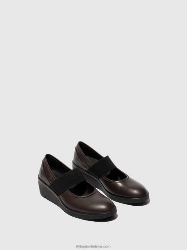 elastiniai batai nara547 moterys Fly London 4H288687 rudas