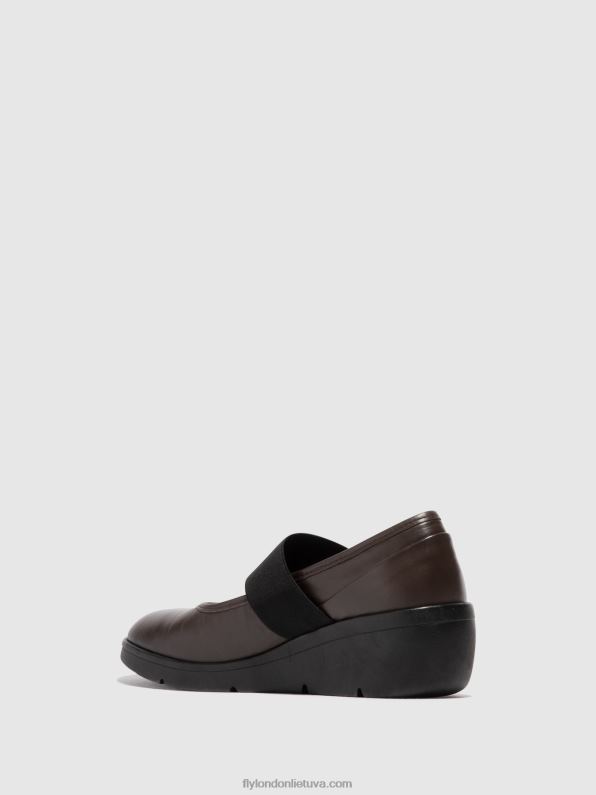 elastiniai batai nara547 moterys Fly London 4H288687 rudas