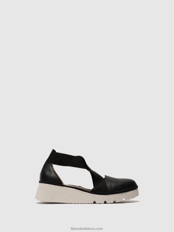 elastiniai batai pacy415 moterys Fly London 4H288661 juodas