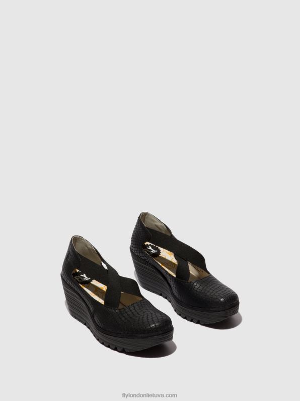 elastiniai batai yoly402 moterys Fly London 4H288684 juodas