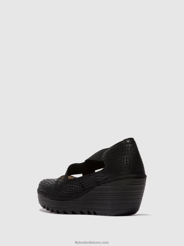 elastiniai batai yoly402 moterys Fly London 4H288684 juodas