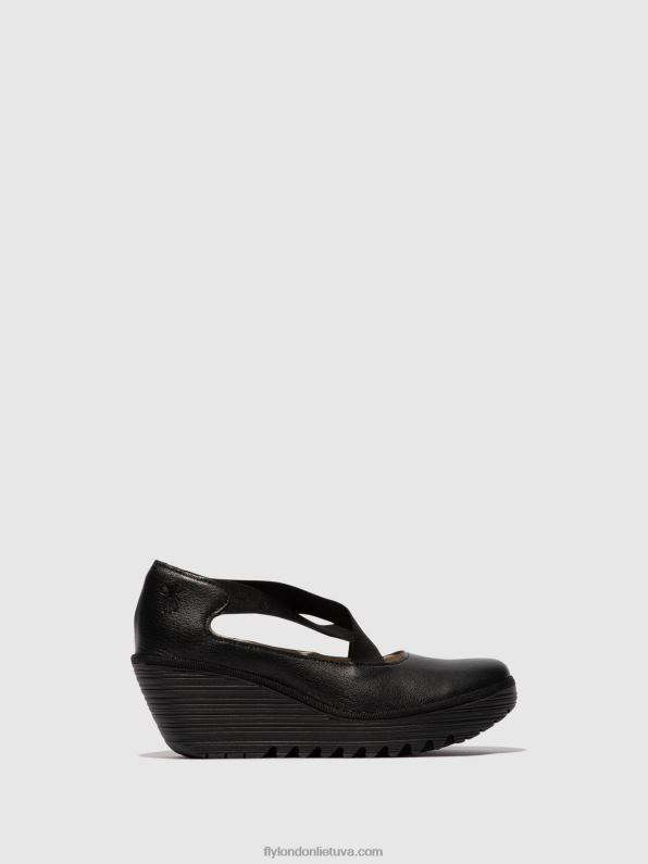 elastiniai batai yoly402 moterys Fly London 4H288684 juodas