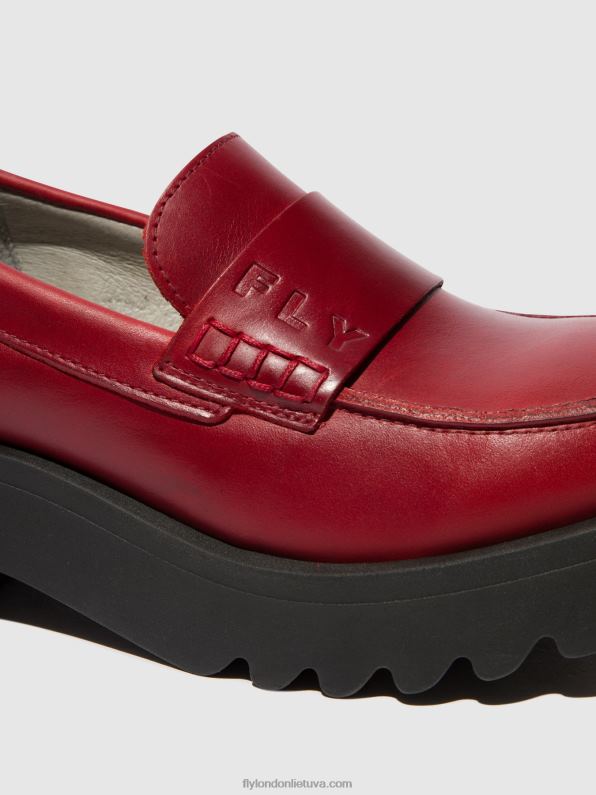 loafers batai maus791 moterys Fly London 4H288674 raudona