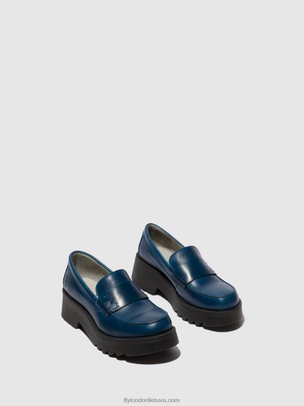 loafers batai maus791 moterys Fly London 4H288675 karališkai mėlyna