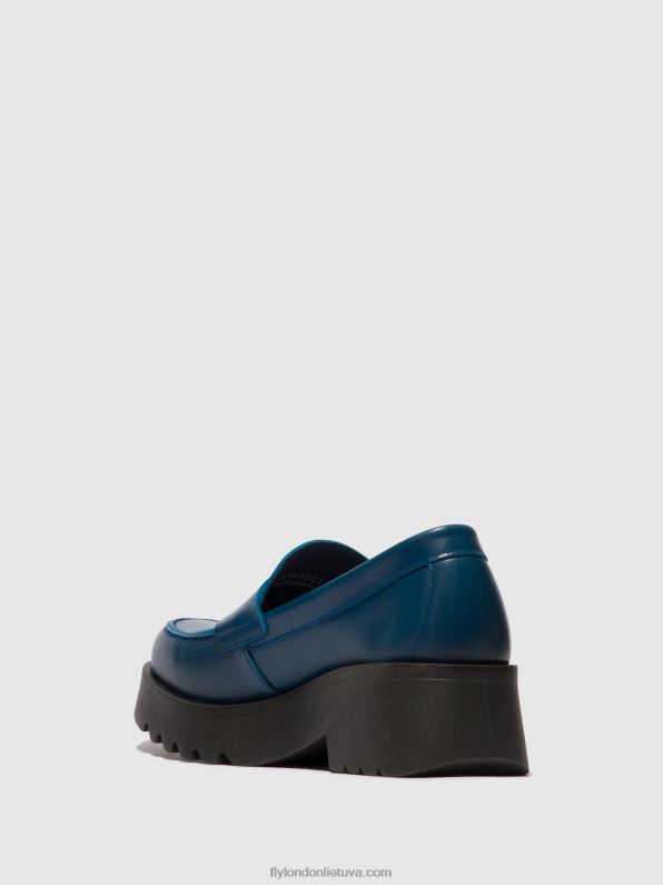 loafers batai moat948 moterys Fly London 4H288652 mėlyna
