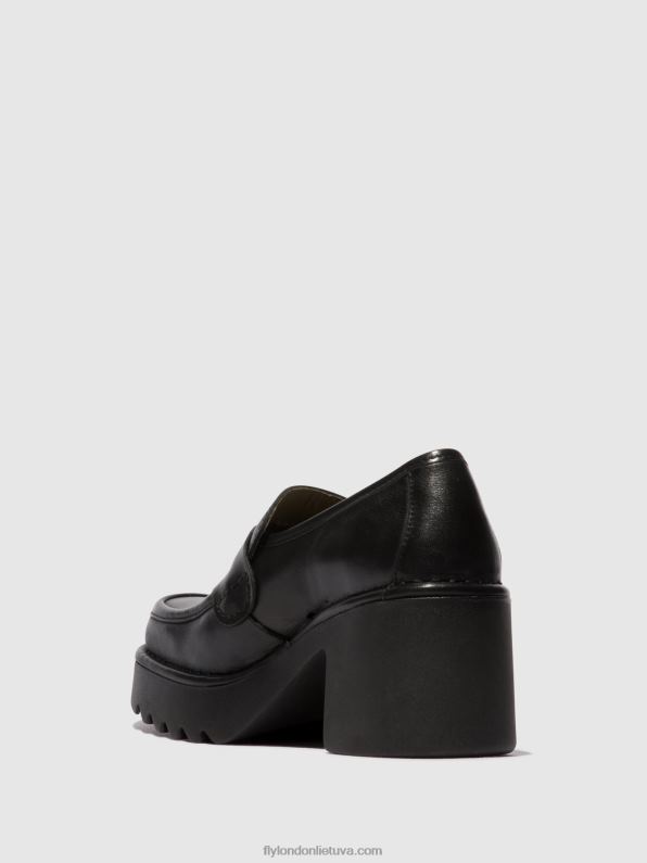 loafers batai muly252 moterys Fly London 4H288676 juodas