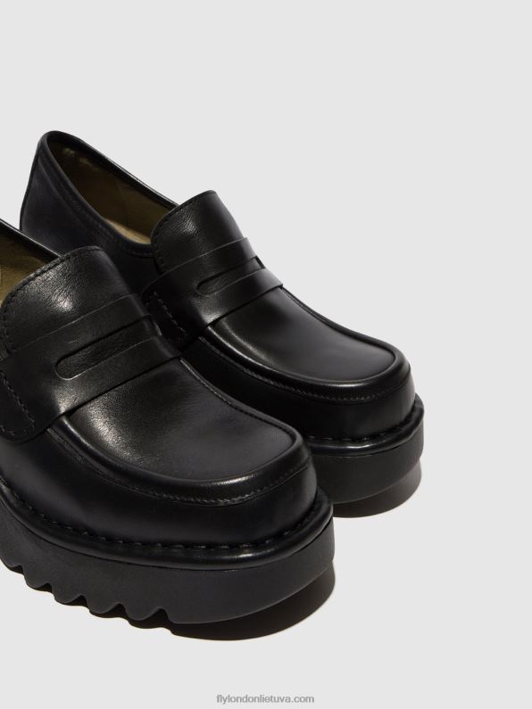 loafers batai muly252 moterys Fly London 4H288676 juodas