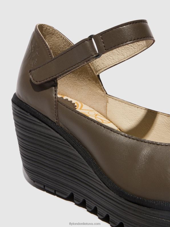 Mary jane batai yawo345 moterys Fly London 4H288668 dk. taupe