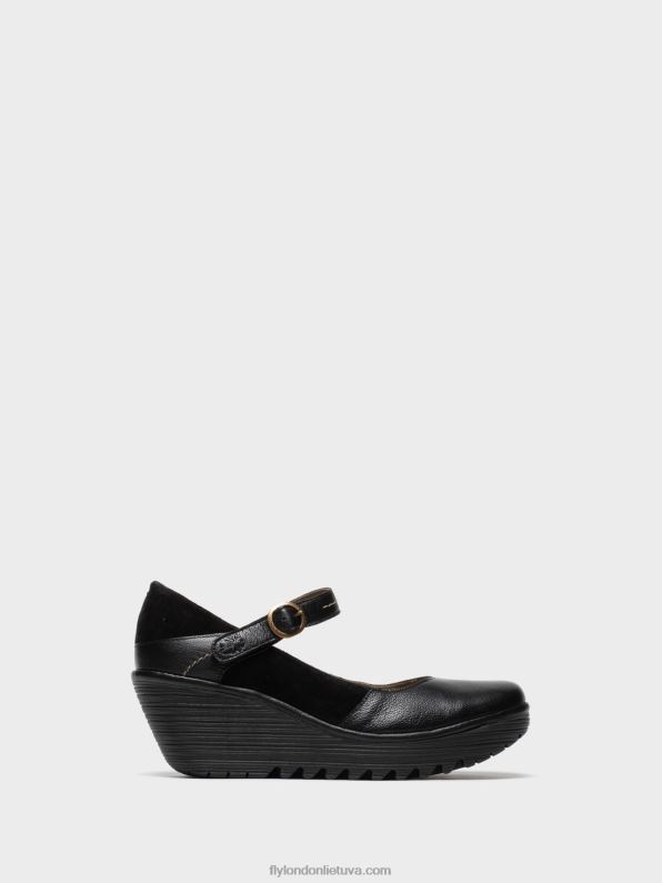 Mary jane batai yuko082 moterys Fly London 4H288701 juodas