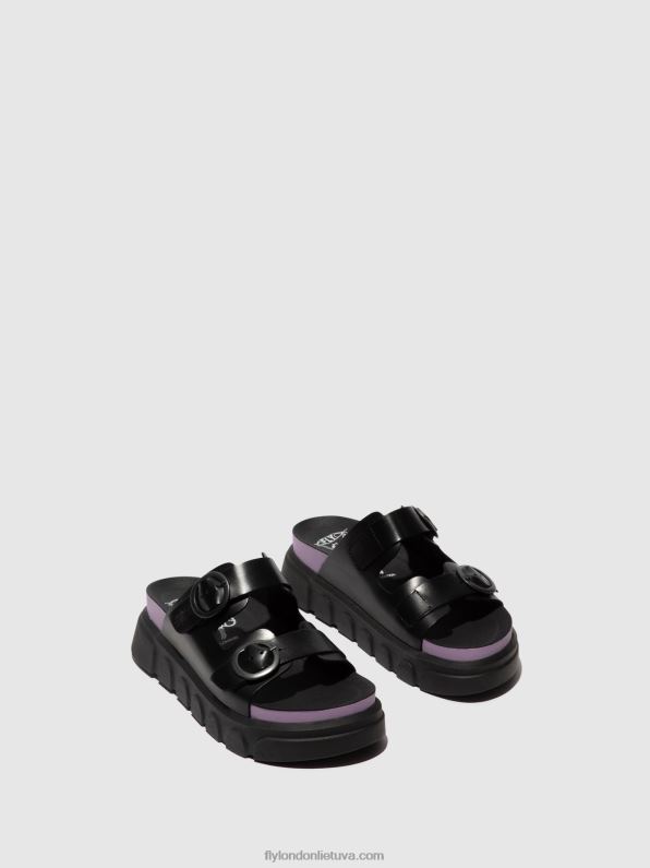 sagtis mulai cide946 moterys Fly London 4H288376 juoda (violetinė)