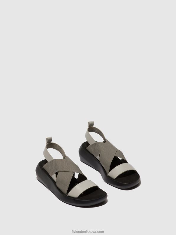crossover sandalai baji848 moterys Fly London 4H288491 debesis
