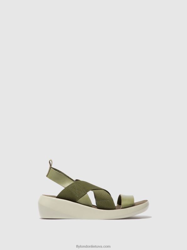 crossover sandalai baji848 moterys Fly London 4H288592 smogas