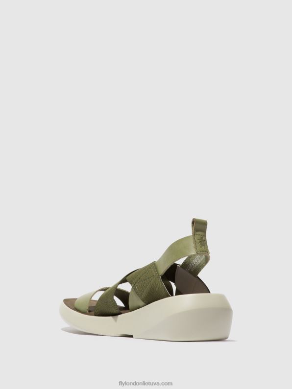 crossover sandalai baji848 moterys Fly London 4H288592 smogas