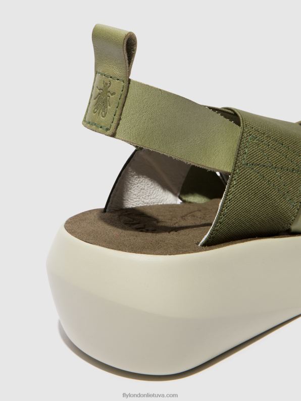 crossover sandalai baji848 moterys Fly London 4H288592 smogas