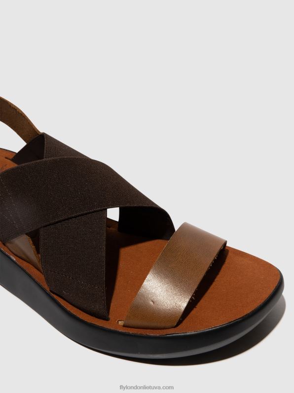 crossover sandalai baji848 moterys Fly London 4H288594 kupranugaris