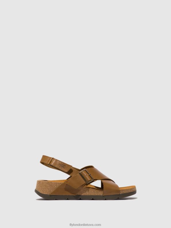 crossover sandalai chlo852 moterys Fly London 4H288488 kupranugaris