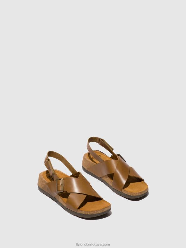 crossover sandalai chlo852 moterys Fly London 4H288488 kupranugaris