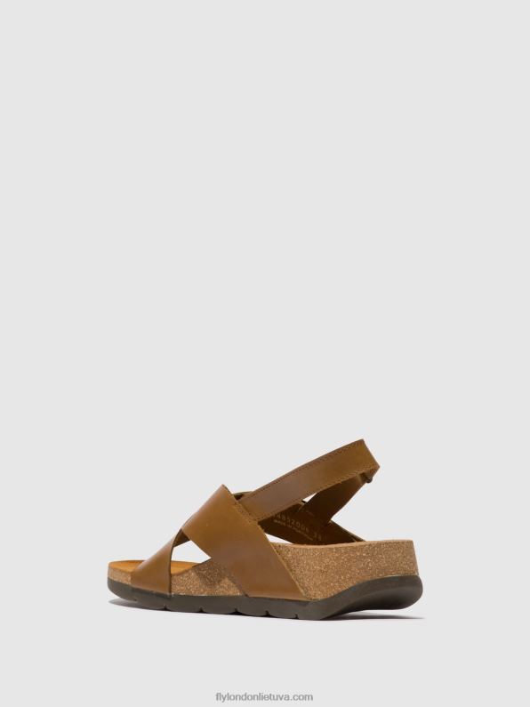 crossover sandalai chlo852 moterys Fly London 4H288488 kupranugaris