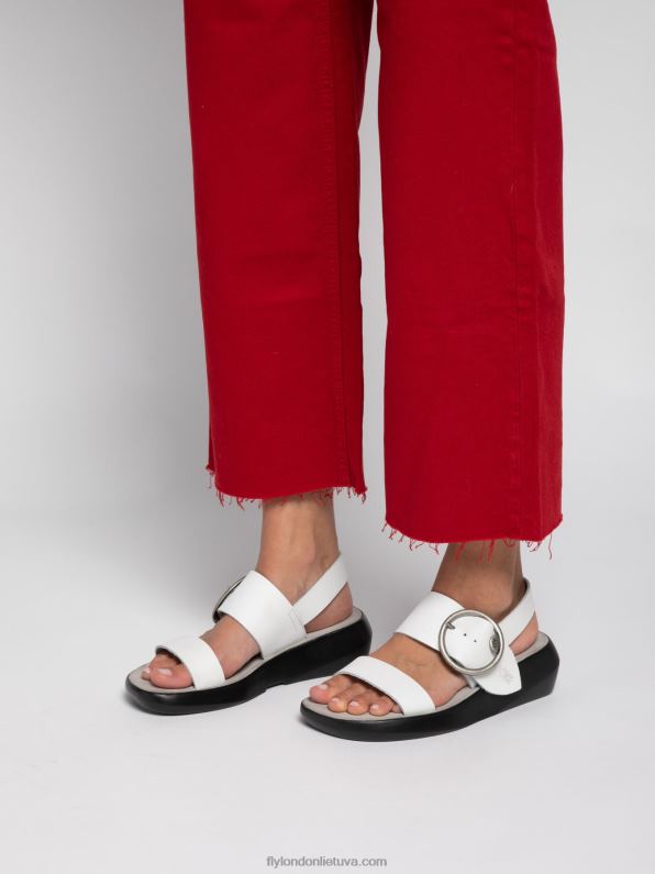 sagtis sandalai bani739 moterys Fly London 4H288604 brooklyn offwhite