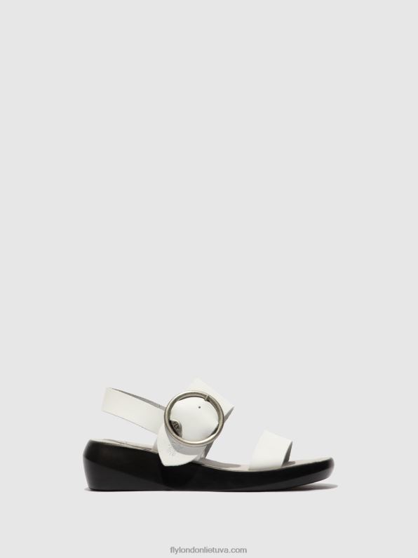 sagtis sandalai bani739 moterys Fly London 4H288604 brooklyn offwhite