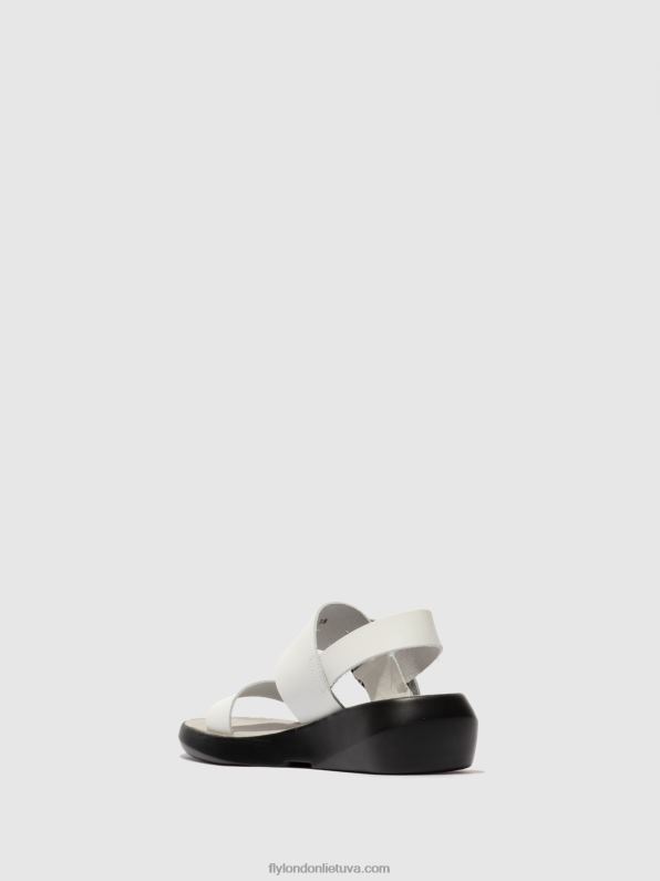 sagtis sandalai bani739 moterys Fly London 4H288604 brooklyn offwhite