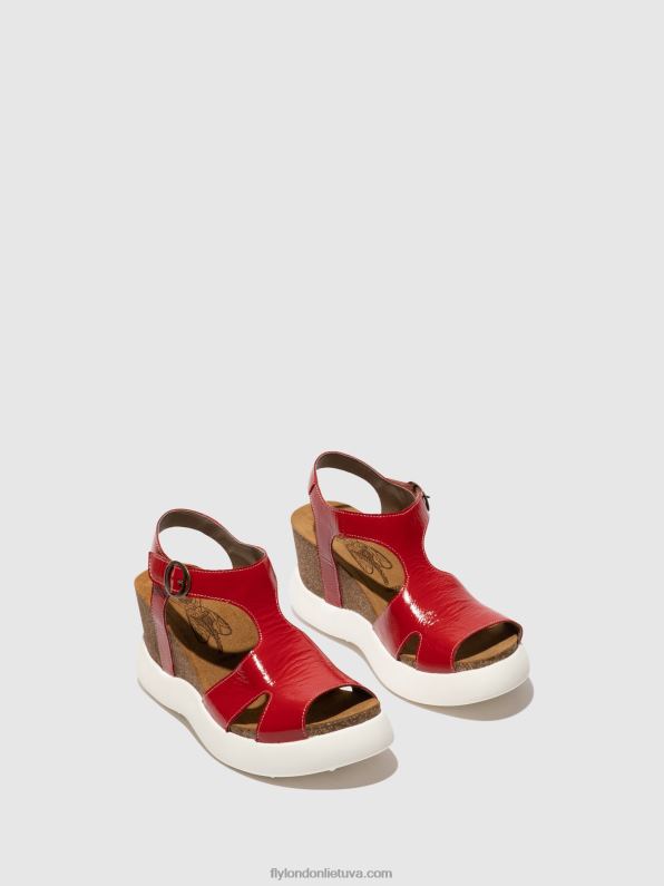 sagtis sandalai gova962 moterys Fly London 4H288495 raudona