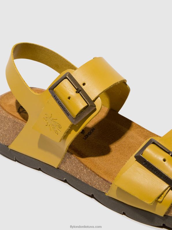 sandalai su nugara ceke722 moterys Fly London 4H288461 garstyčios