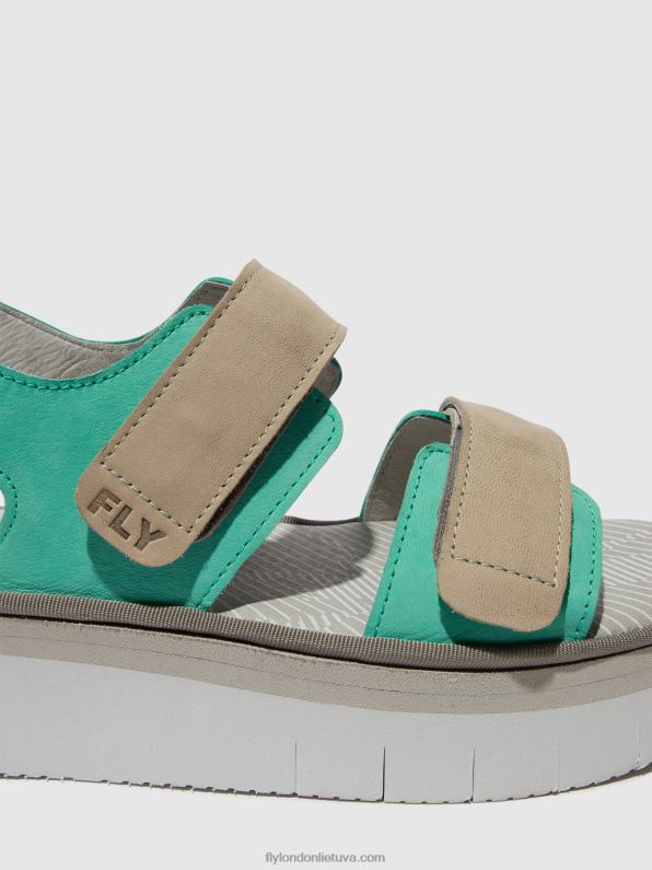 sandalai su nugara cori377 moterys Fly London 4H288578 mynt/debesis