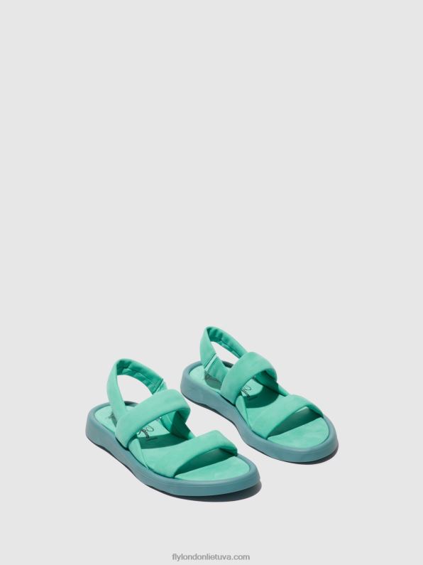 sandalai su nugara tera873 moterys Fly London 4H288541 mynt