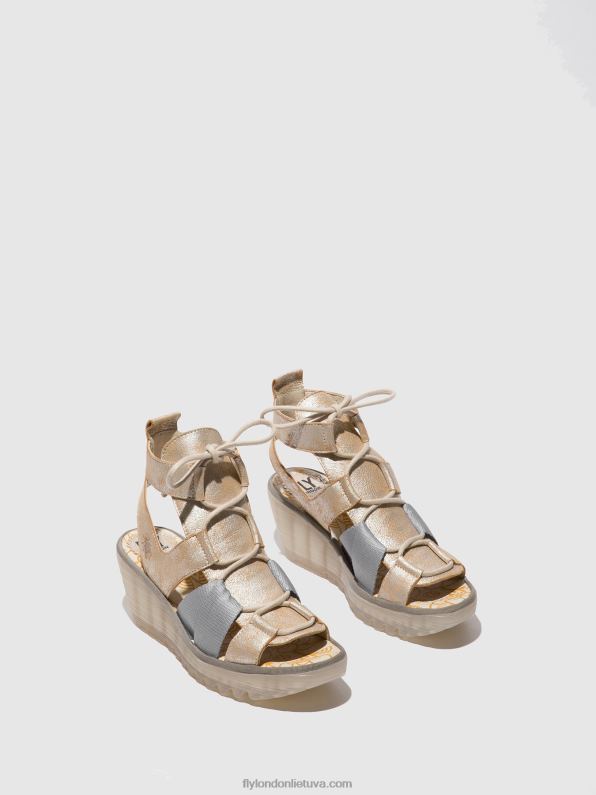 suvarstomi sandalai yaca413 moterys Fly London 4H288471 perlas