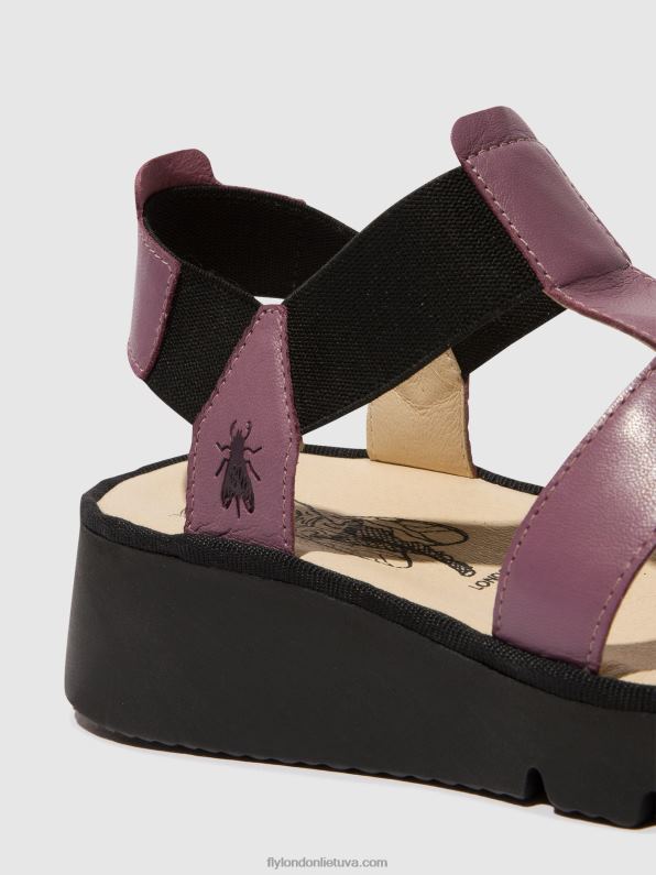 t formos sandalai pefi429 moterys Fly London 4H288406 violetinė
