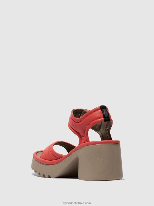 velcro sandalai mank433 moterys Fly London 4H288402 aviečių