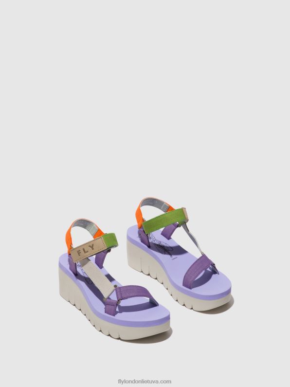 velcro sandalai yefa726 moterys Fly London 4H288395 daugiaspalvis (altas)