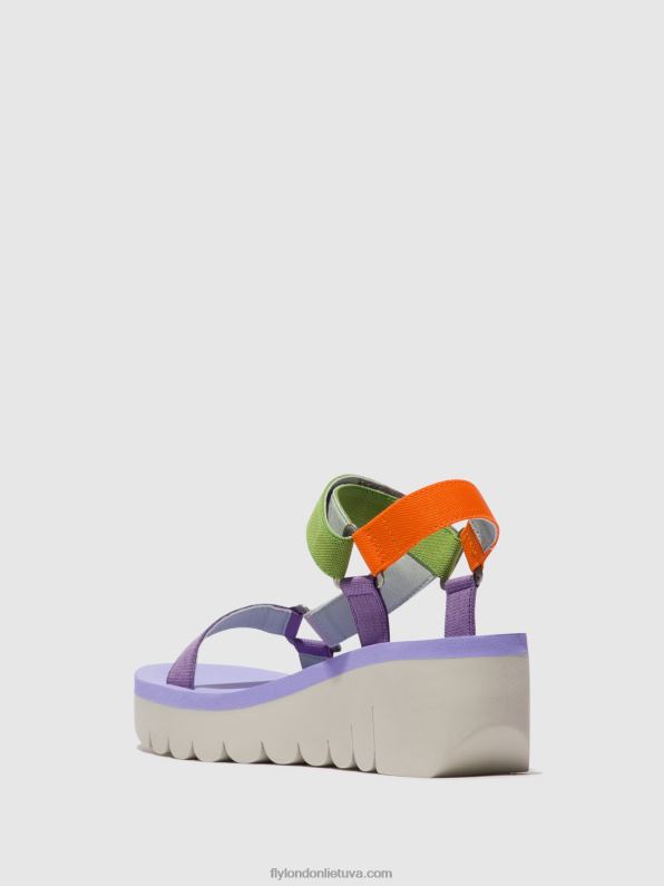 velcro sandalai yefa726 moterys Fly London 4H288395 daugiaspalvis (altas)