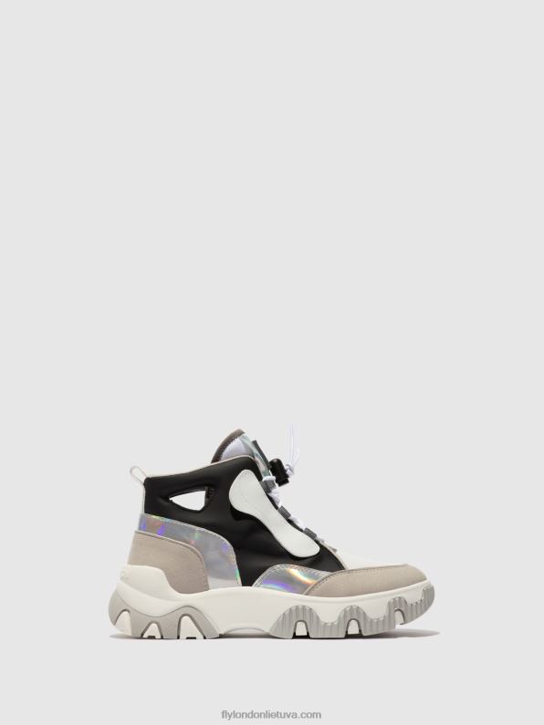 Hi-top treniruokliai feny633 moterys Fly London 4H288775 daug baltos spalvos