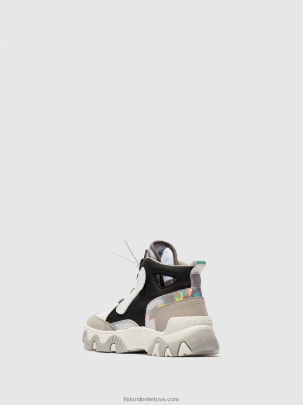 Hi-top treniruokliai feny633 moterys Fly London 4H288775 daug baltos spalvos