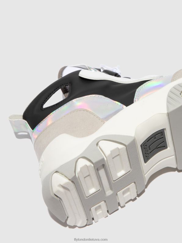 Hi-top treniruokliai feny633 moterys Fly London 4H288775 daug baltos spalvos