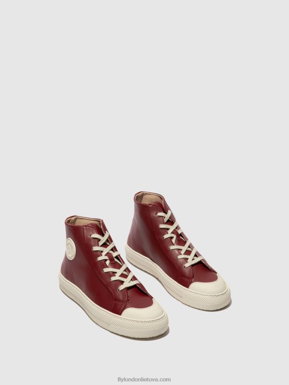 Hi-top treniruokliai topy586 moterys Fly London 4H288727 bordo