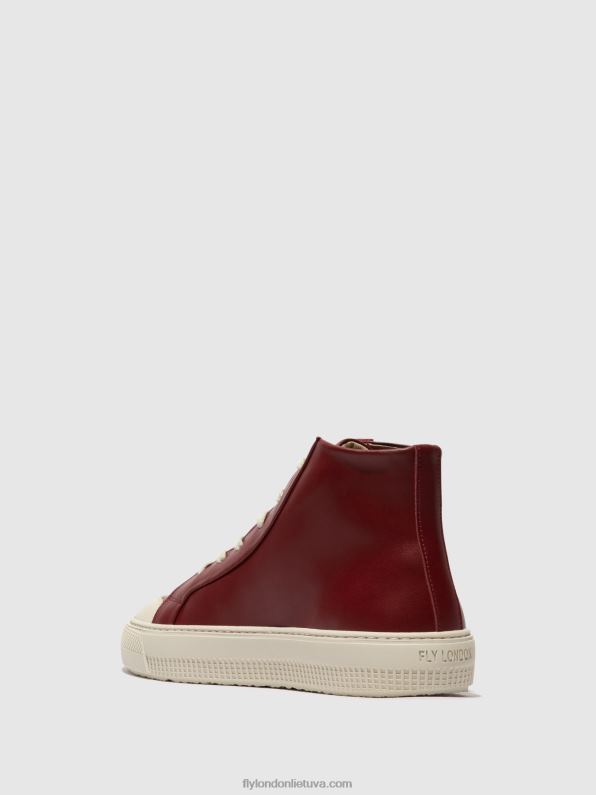 Hi-top treniruokliai topy586 moterys Fly London 4H288727 bordo