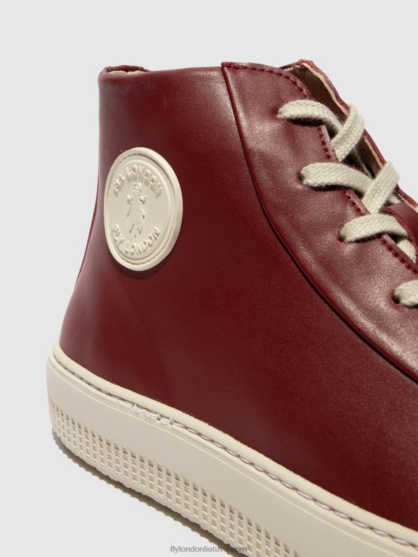 Hi-top treniruokliai topy586 moterys Fly London 4H288727 bordo