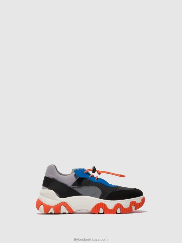 elastiniai treniruokliai fian634 moterys Fly London 4H288767 multi pilka/mėlyna/oranžinė