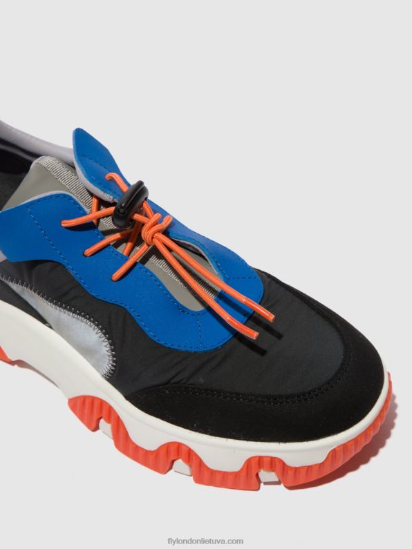 elastiniai treniruokliai fian634 moterys Fly London 4H288767 multi pilka/mėlyna/oranžinė