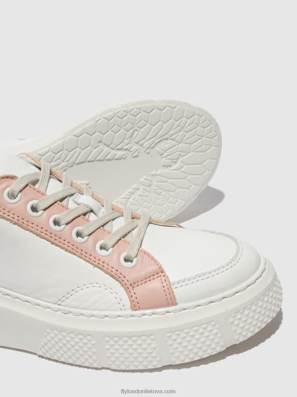 suvarstomi treniruokliai emmy510 moterys Fly London 4H288758 baltas/nuogas/mintas
