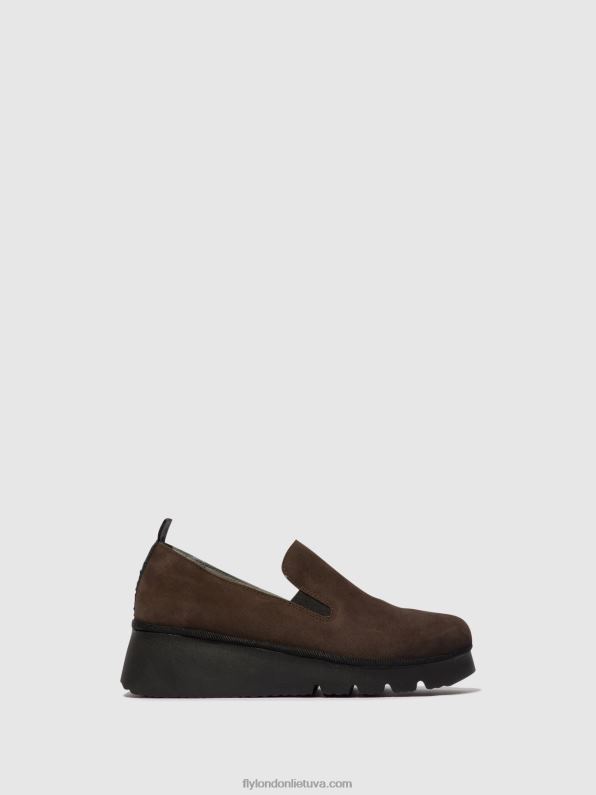 užsegami batai pece406 moterys Fly London 4H288667 dk. taupe
