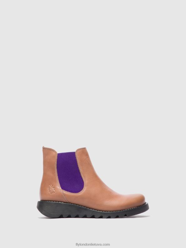 chelsea kulkšnies batai moterys Fly London 4H288177 kilimėlio rožė (violetinė elastinga)