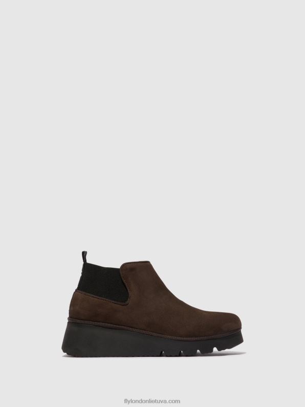 elastiniai kulkšnies batai pada403 moterys Fly London 4H288112 dk. taupe
