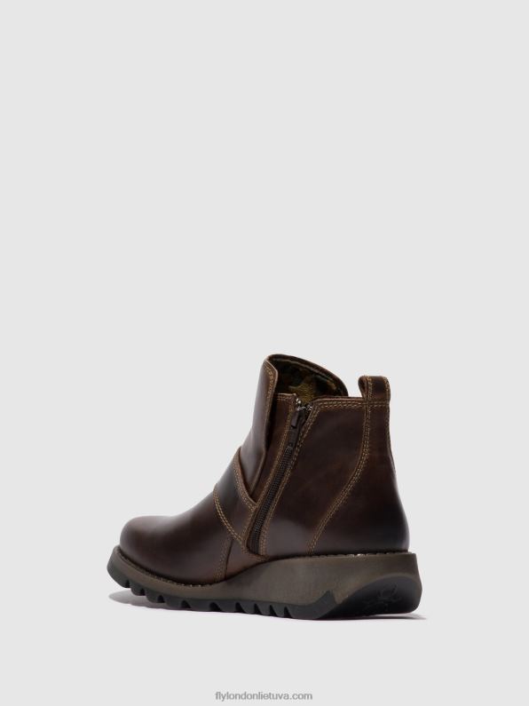 sagtimi kulkšnies batai sias812 moterys Fly London 4H288158 dk. rudas