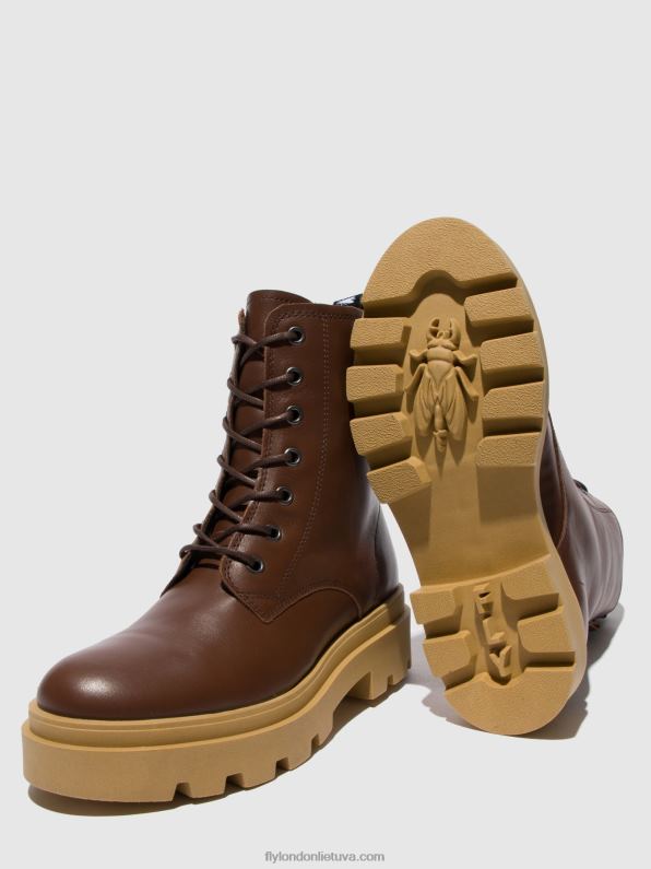 suvarstomi kulkšnies batai jacy881 moterys Fly London 4H288163 nausica šokoladas
