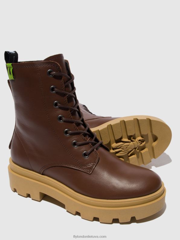 suvarstomi kulkšnies batai jacy881 moterys Fly London 4H288163 nausica šokoladas