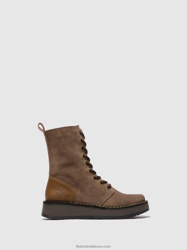suvarstomi kulkšnies batai rami043 moterys Fly London 4H28820 taupe/camel